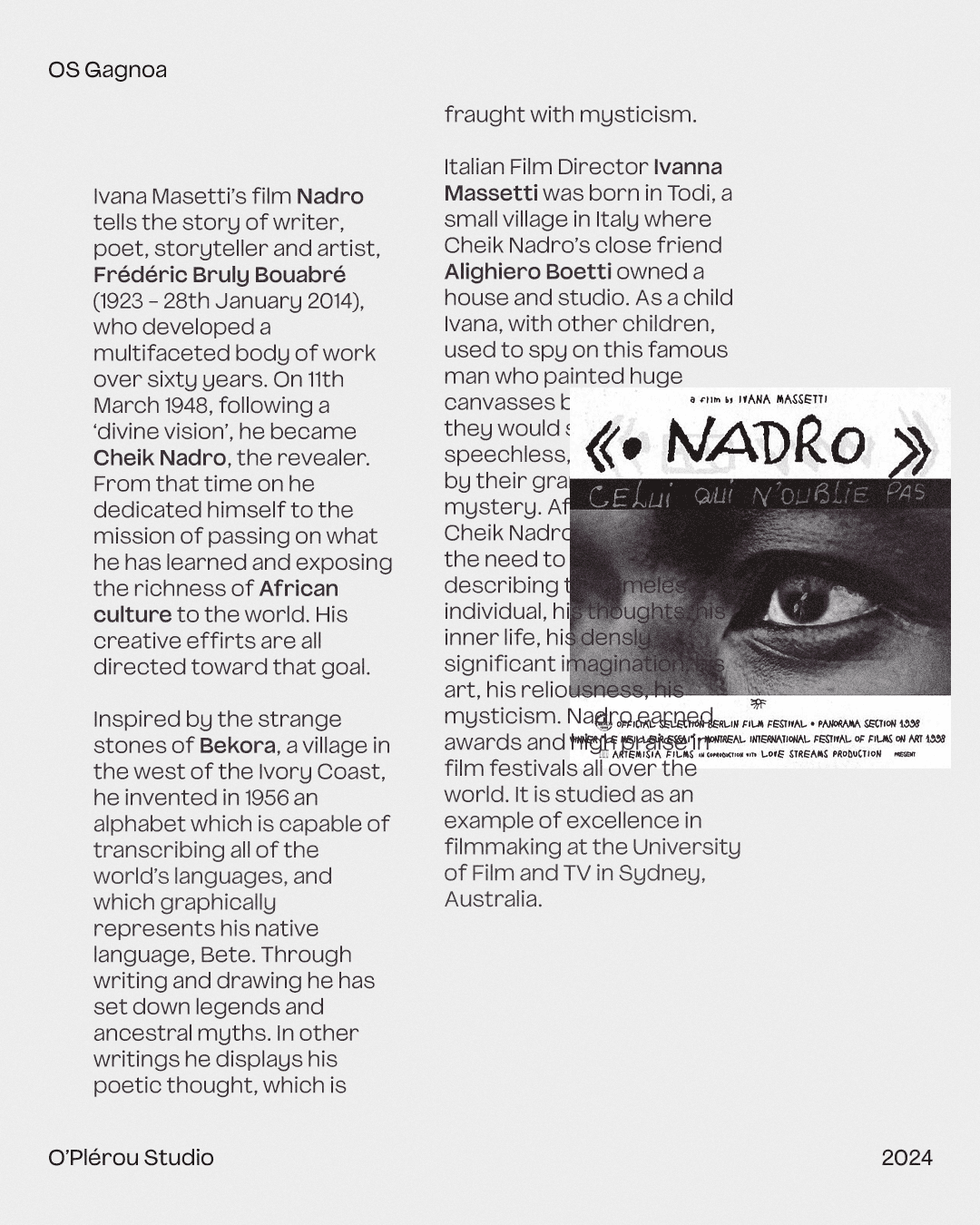 OS Gagnoa Paragraph — main image